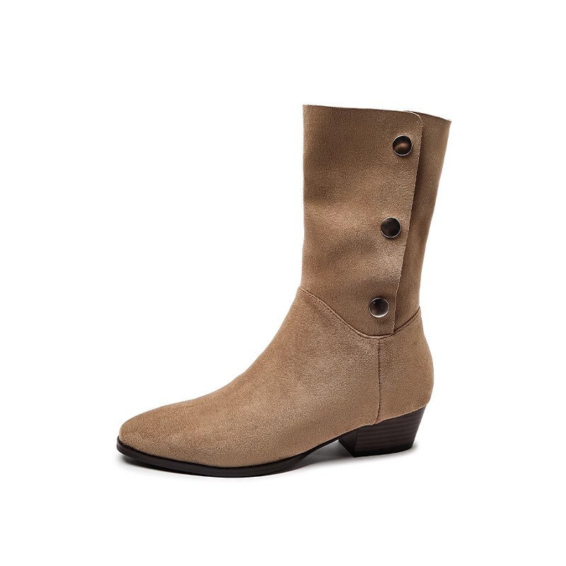 

Сапоги женские Mukaluo, цвет Khaki low-cut