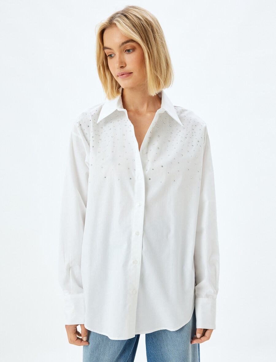 

Рубашка Koton Blouse, белый