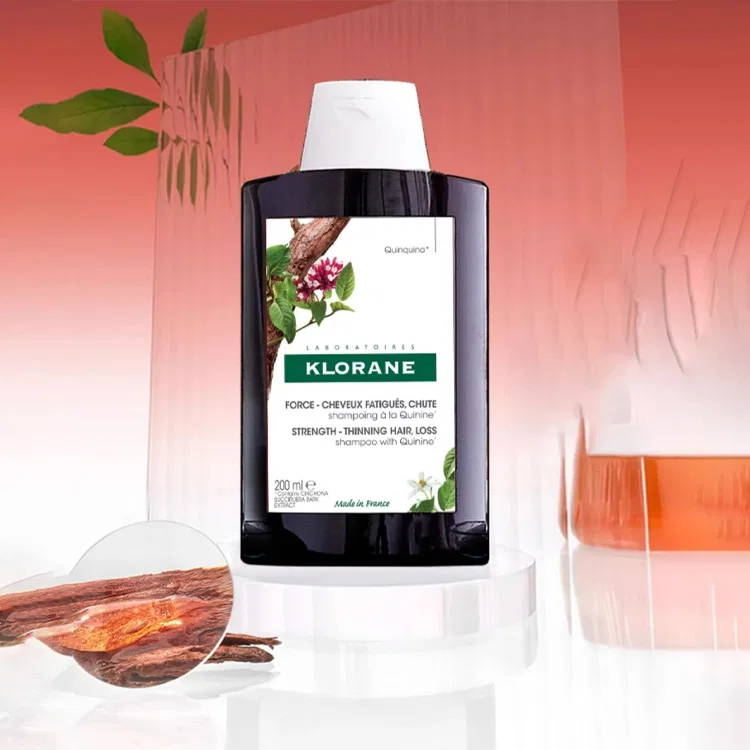 Шампунь против выпадения волос KLORANE Quinine Cinchona 400 мл + 200 мл — фото 3