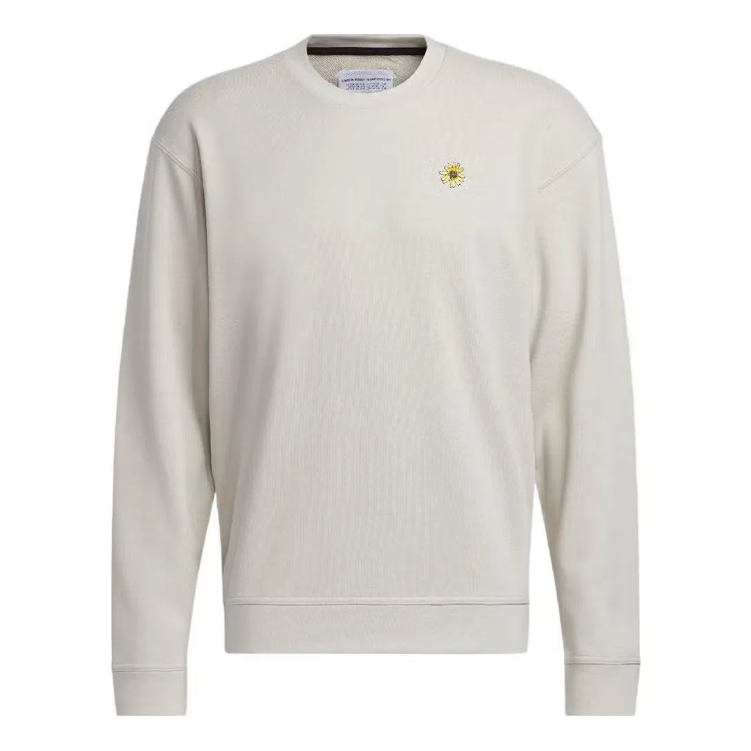 Свитшот с принтом Adicross x Burning Cart Layer Crew Golf Adidas, бежевый
