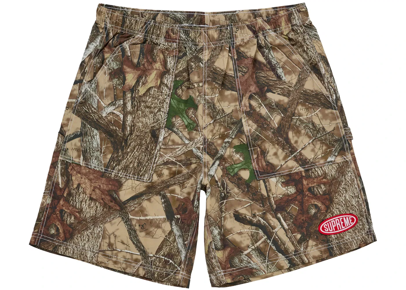 Мужские шорты с камуфляжным принтом Supreme Nylon Painter Short (SS26) Supreme, Truetimber Htc Camo