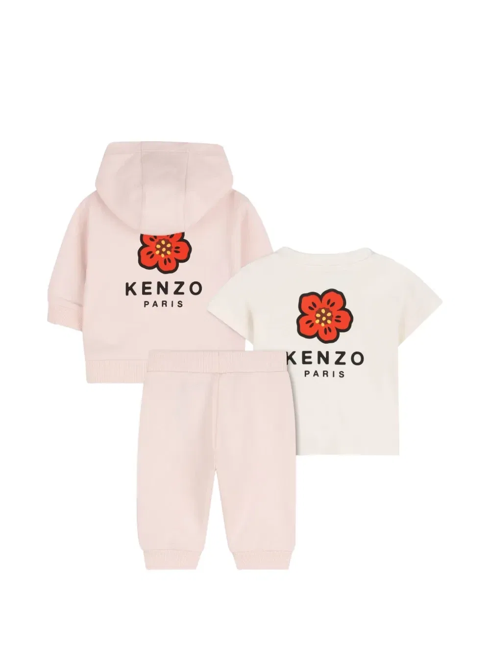 Спортивный костюм Boke Flower Kenzo Kids, розовый — фото 2