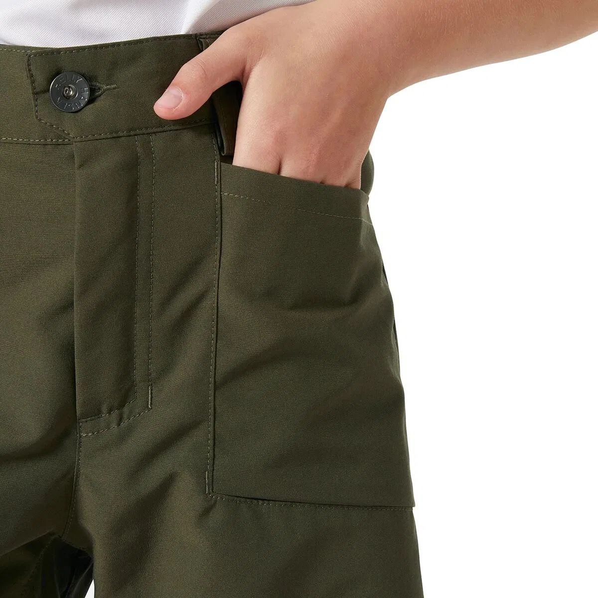 Детские шорты для мальчиков с растяжкой Helly Hansen, Utility Green — фото 4