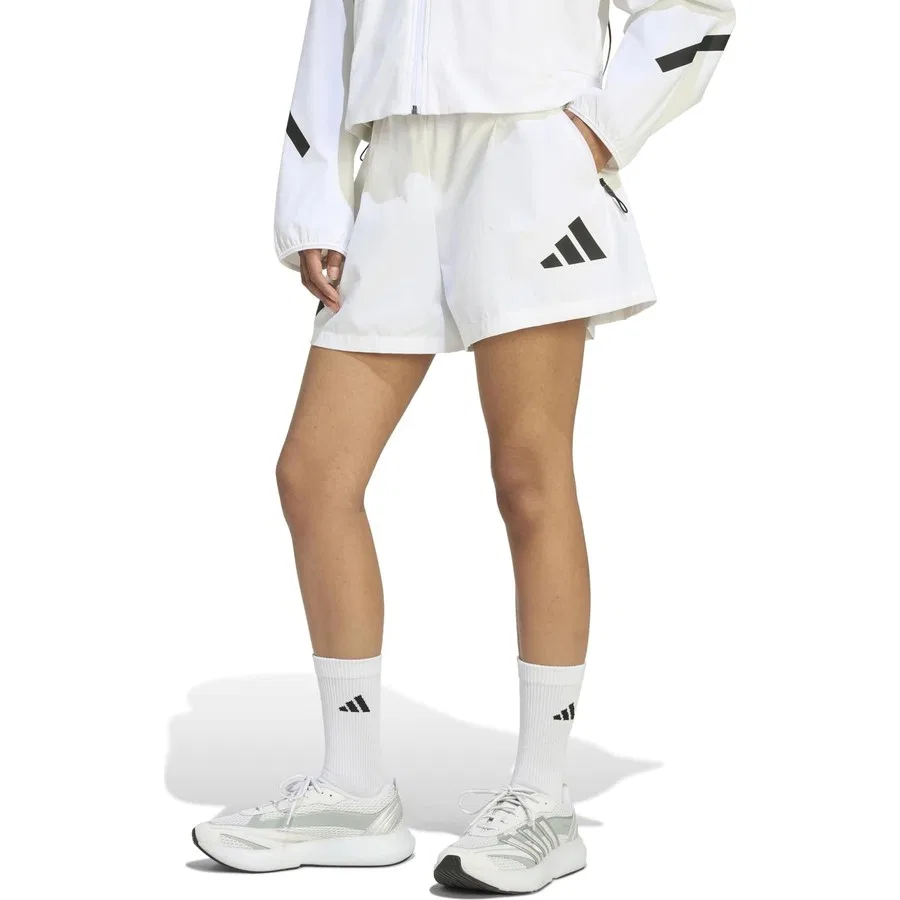 Спортивные шорты с принтом W Z.N.E. Wv Sh adidas, Белый