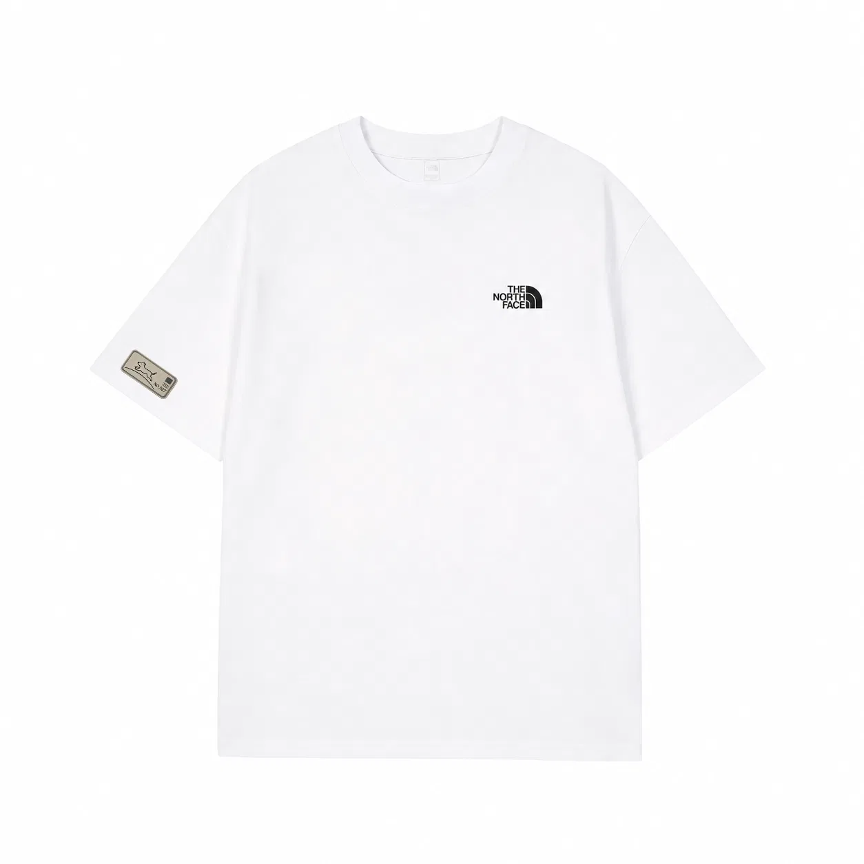 Футболка для девочек с принтом The North Face White