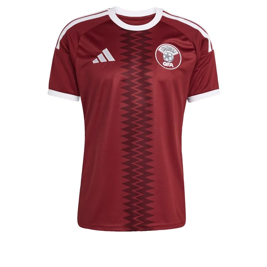 Футболка ADIDAS PERFORMANCE 'Qatar 26 Home' красного цвета