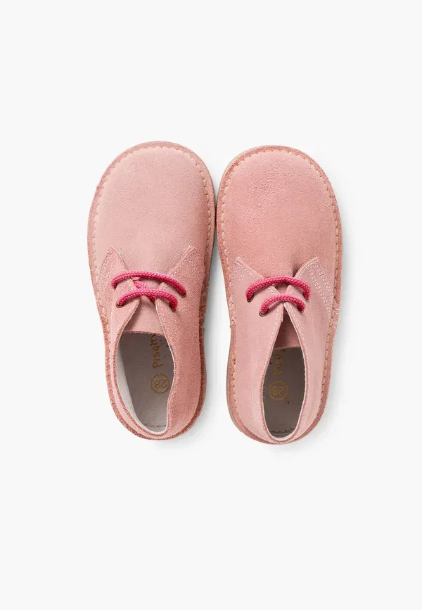 Кроссовки кожаные Safari cordones, Pisamonas, Rosa Palo, розовый — фото 3