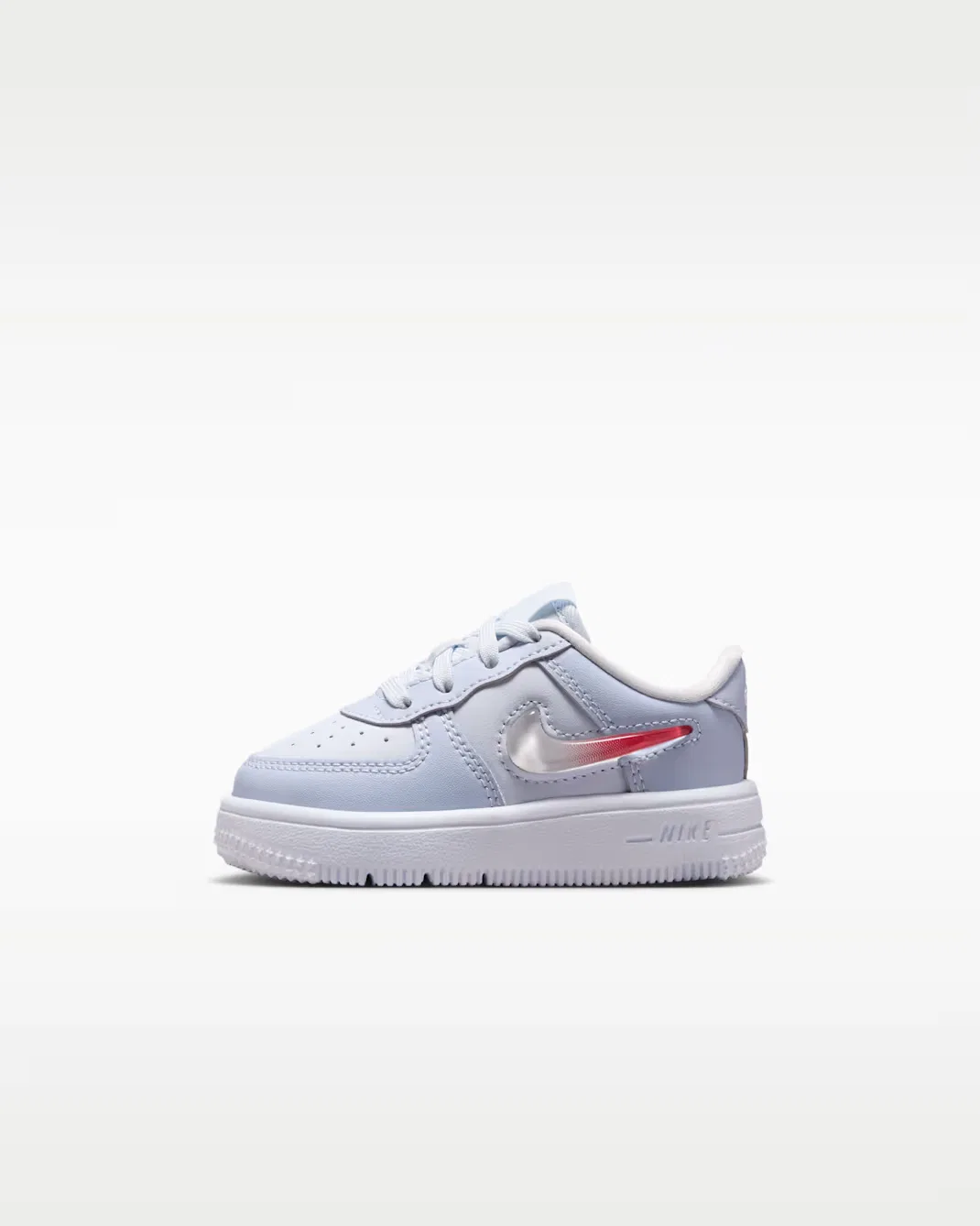 Детская/подростковая обувь Nike Force 1 Low, Football Grey/Ghost/White/Tropical Pink