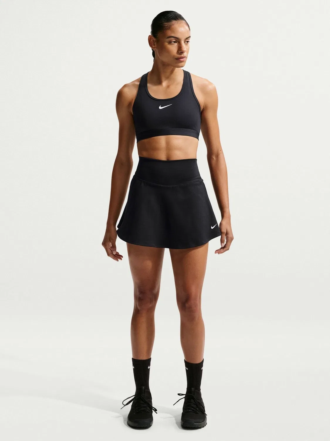 Юбка для тенниса и падел Nike One Dri-FIT, черный