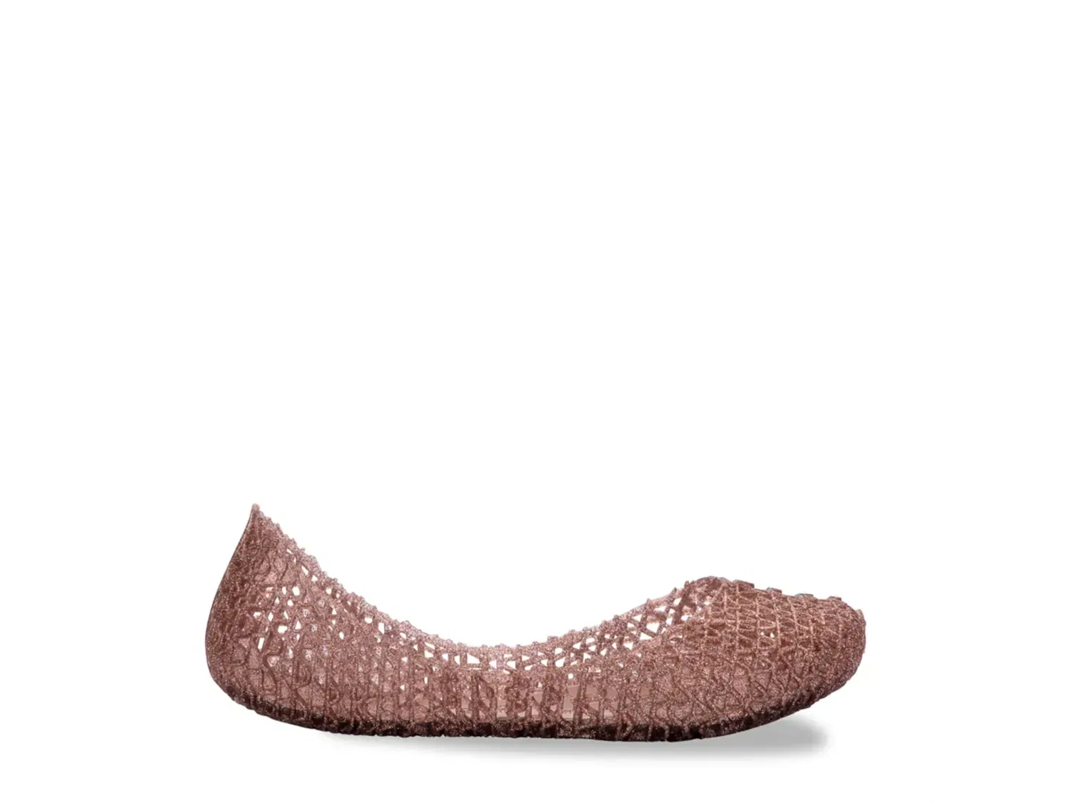 Балетки Melissa Papel Jelly Flat, Mini, розовое золото — фото 3