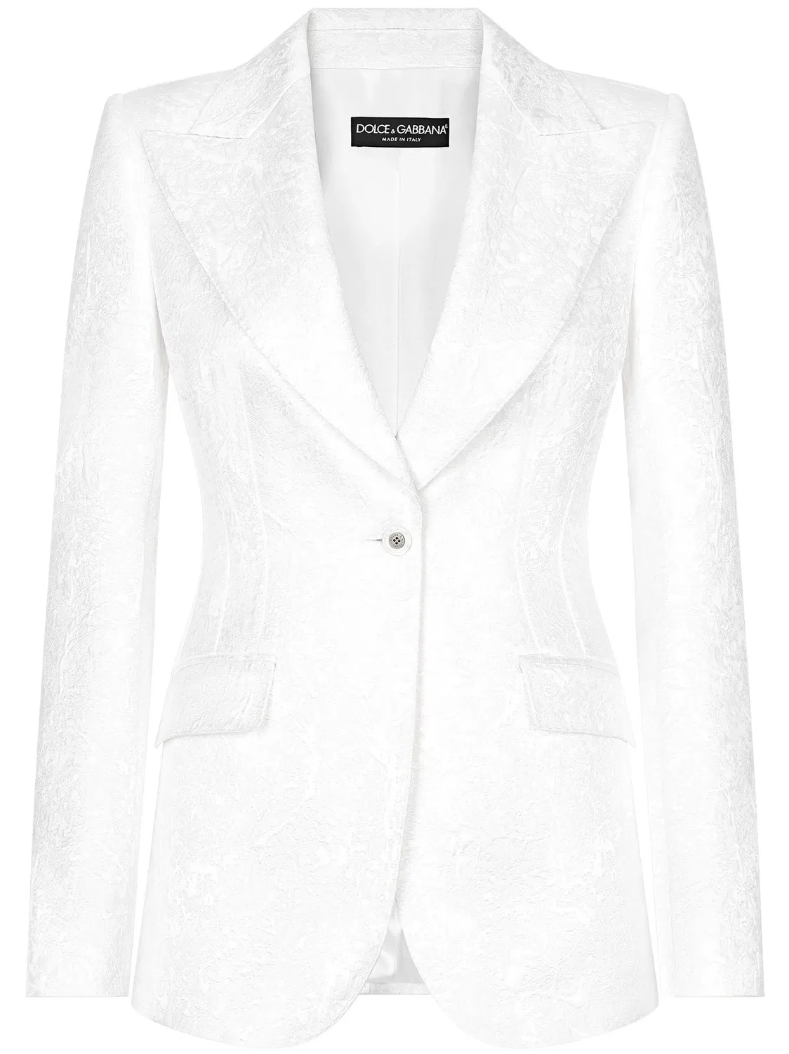 Однобортный пиджак Turlington Dolce & Gabbana, белый
