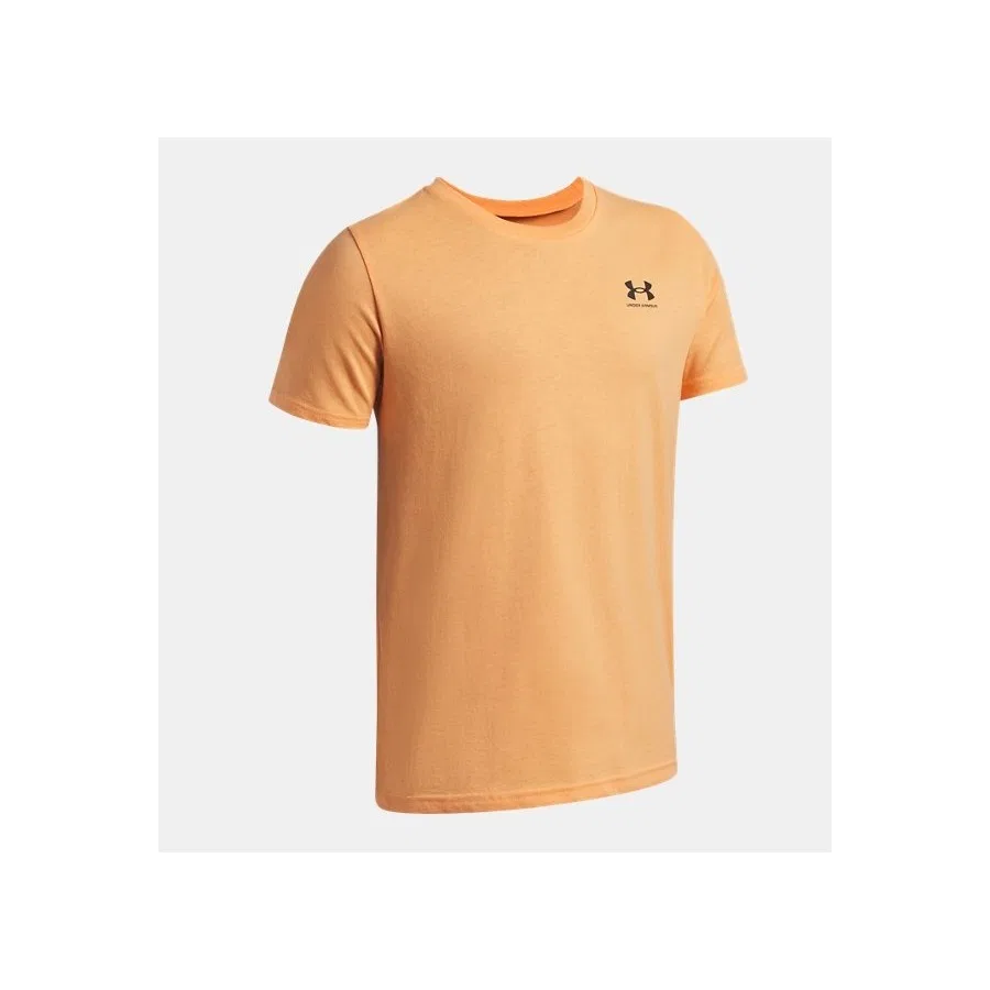 Детская футболка с длинным рукавом Under Armour Sportstyle LC, Зеленый — фото 3
