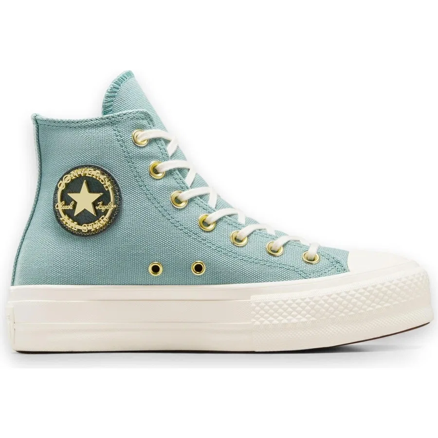Кеды Converse Chuck Taylor All Star Lift, Светло-зеленый — фото 2