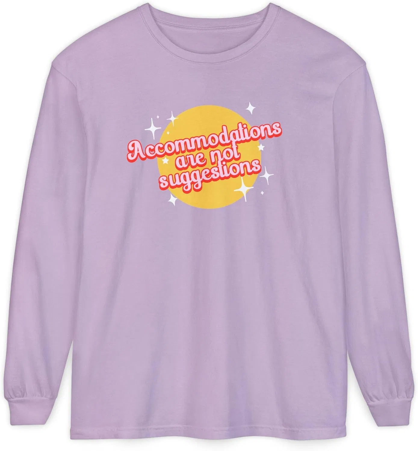 Женская футболка с длинным рукавом Comfort Colors 6014, Orchid