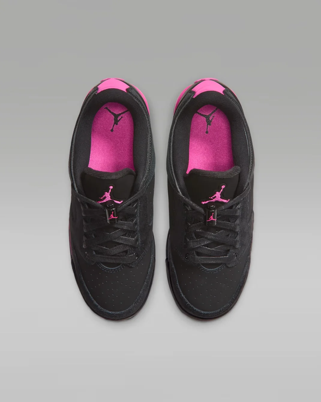 Кроссовки подростковые Nike Air Jordan Sixty Plus Low, черный/фуксия — фото 3