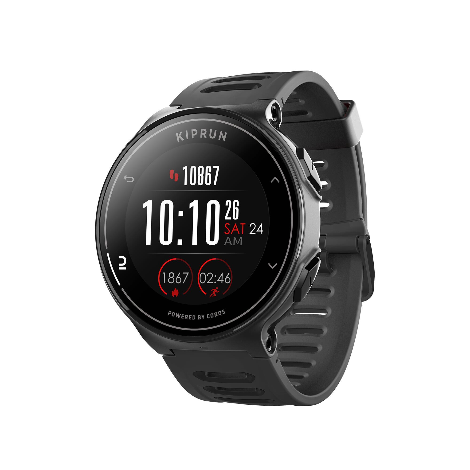 GPS Watch Smartwatch - 500 от Coros черный KIPRUN - фото