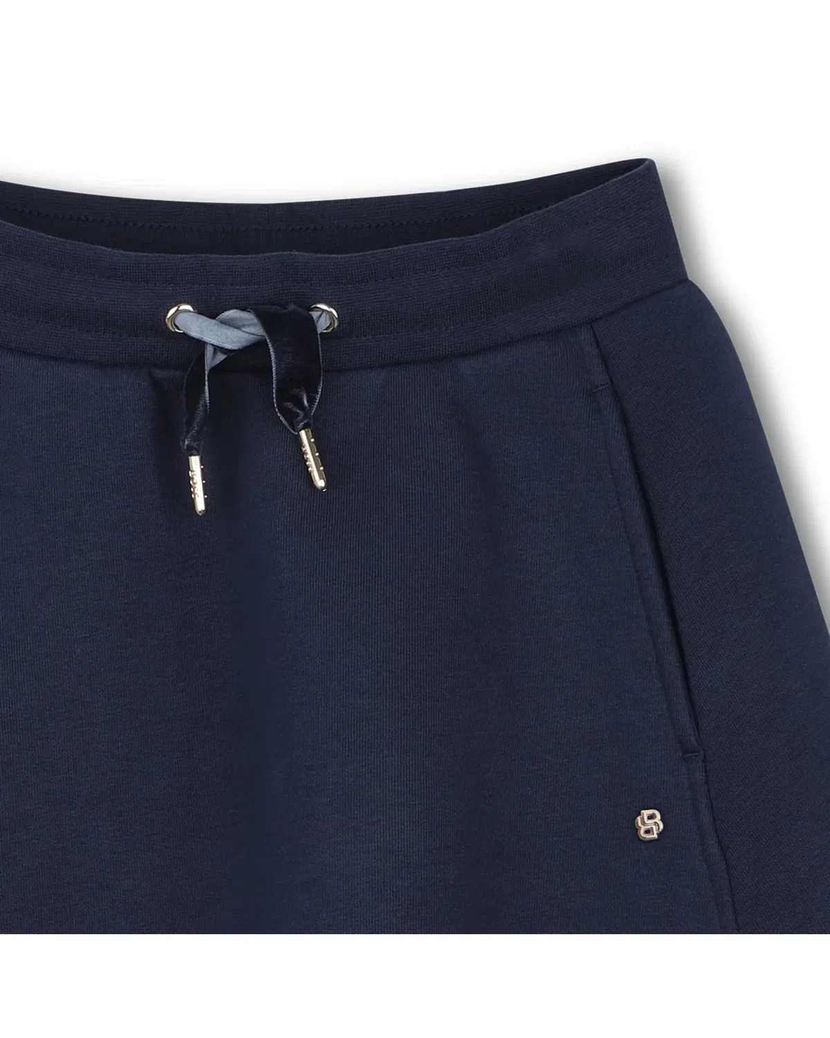 Детская юбка для девочек из флиса BOSS Kidswear, Azul Marino — фото 2