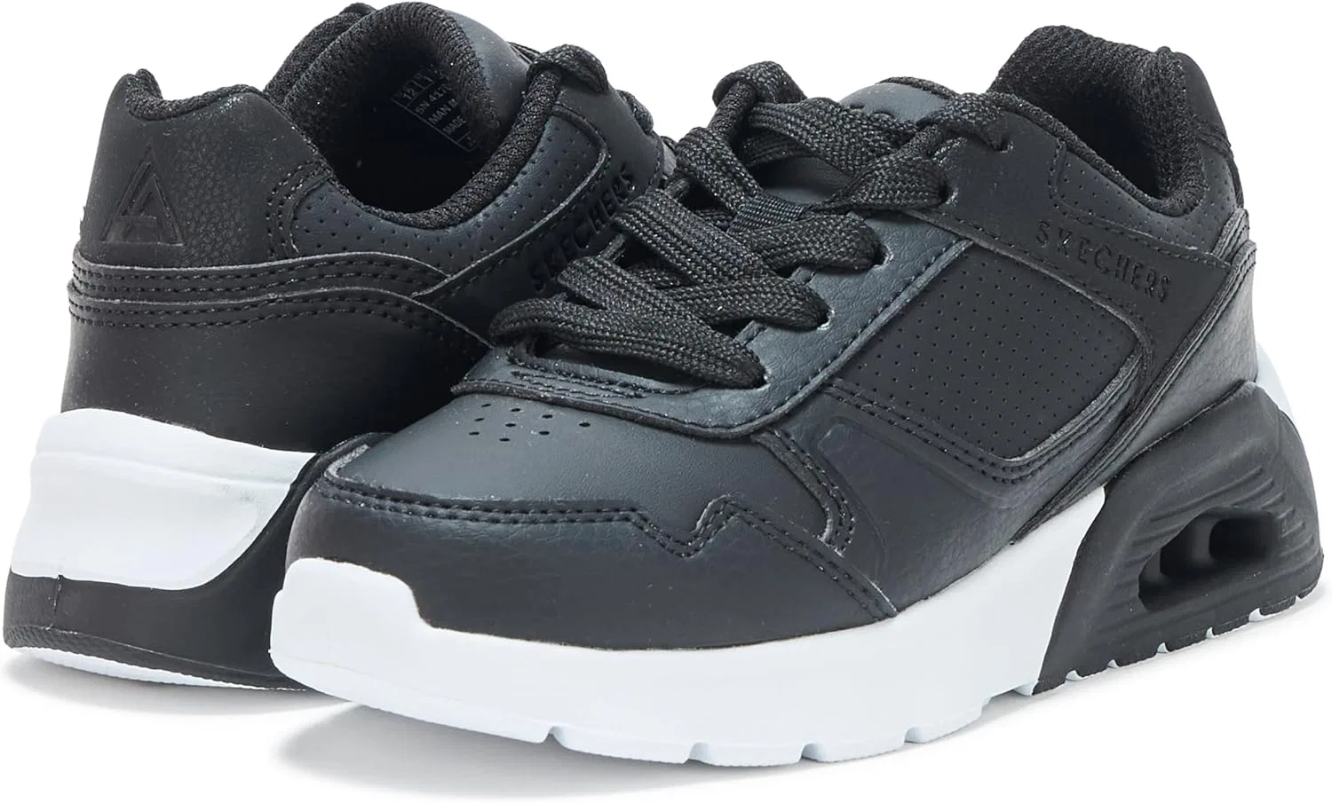 Детские кроссовки для мальчиков UNO Lite 2.0 Skechers, Black/White — фото 4