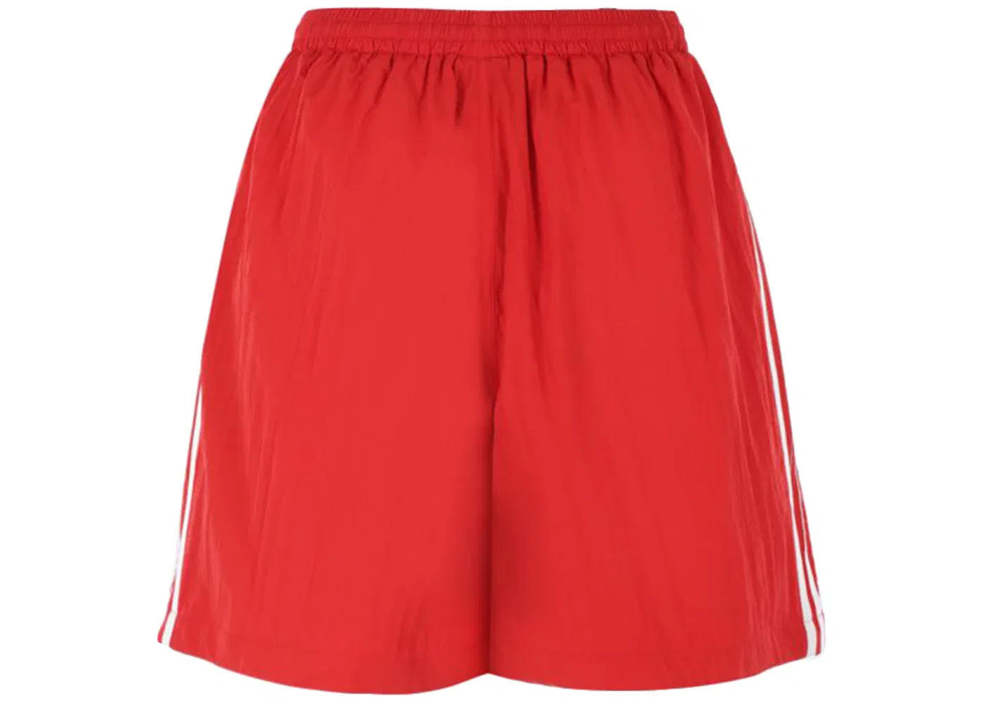 Унисекс шорты из технической ткани Crepe Balenciaga x Adidas, Red — фото 3