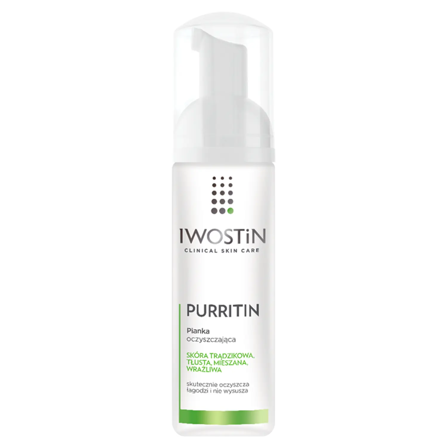 

Iwostin Purritin очищающая пенка для лица, 165 мл