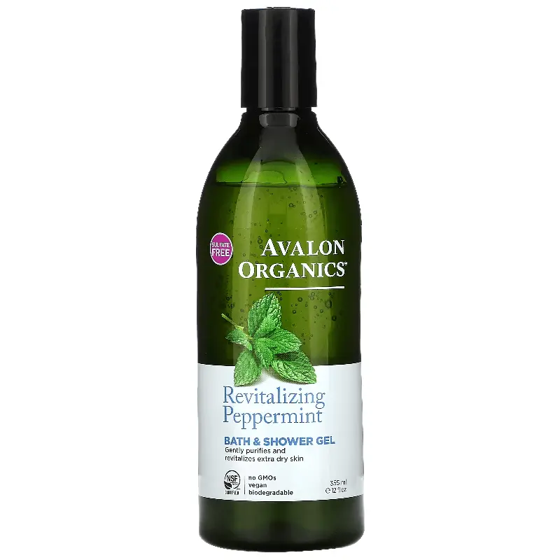 

Гель для ванны и душа Avalon Organics перечная мята, 355 мл