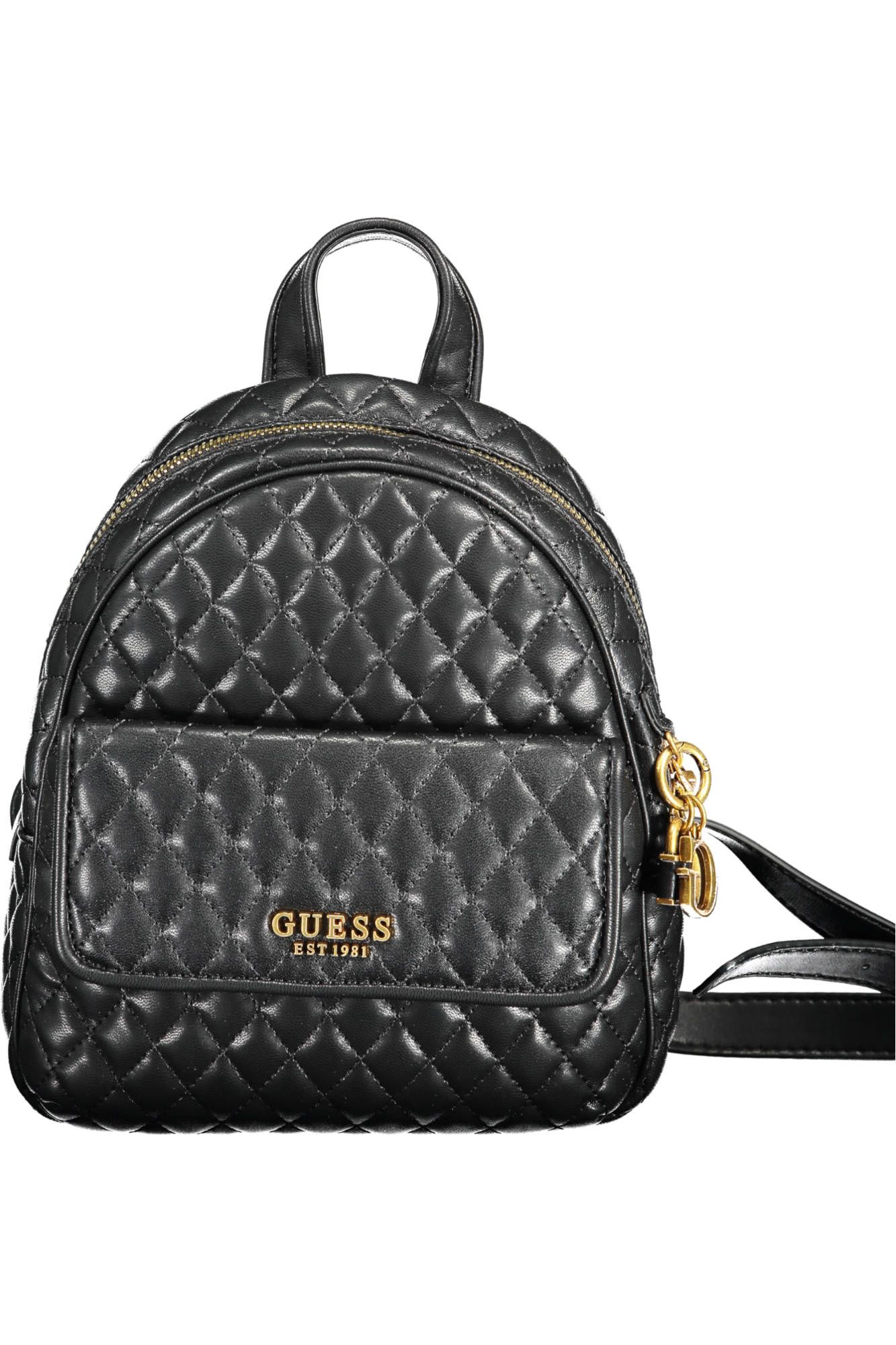 

Черный полиэтиленовый женский рюкзак Guess Shoes
