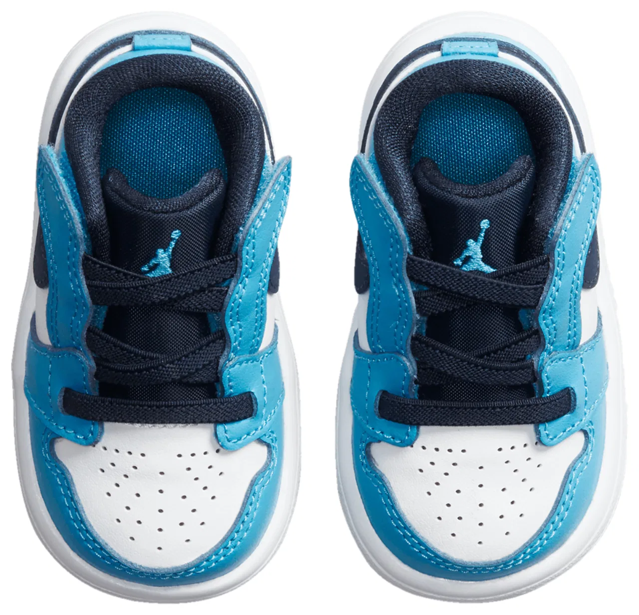 Кроссовки для мальчиков AJ1 Low ALT Jordan, цвет Blue/Blue/White — фото 4