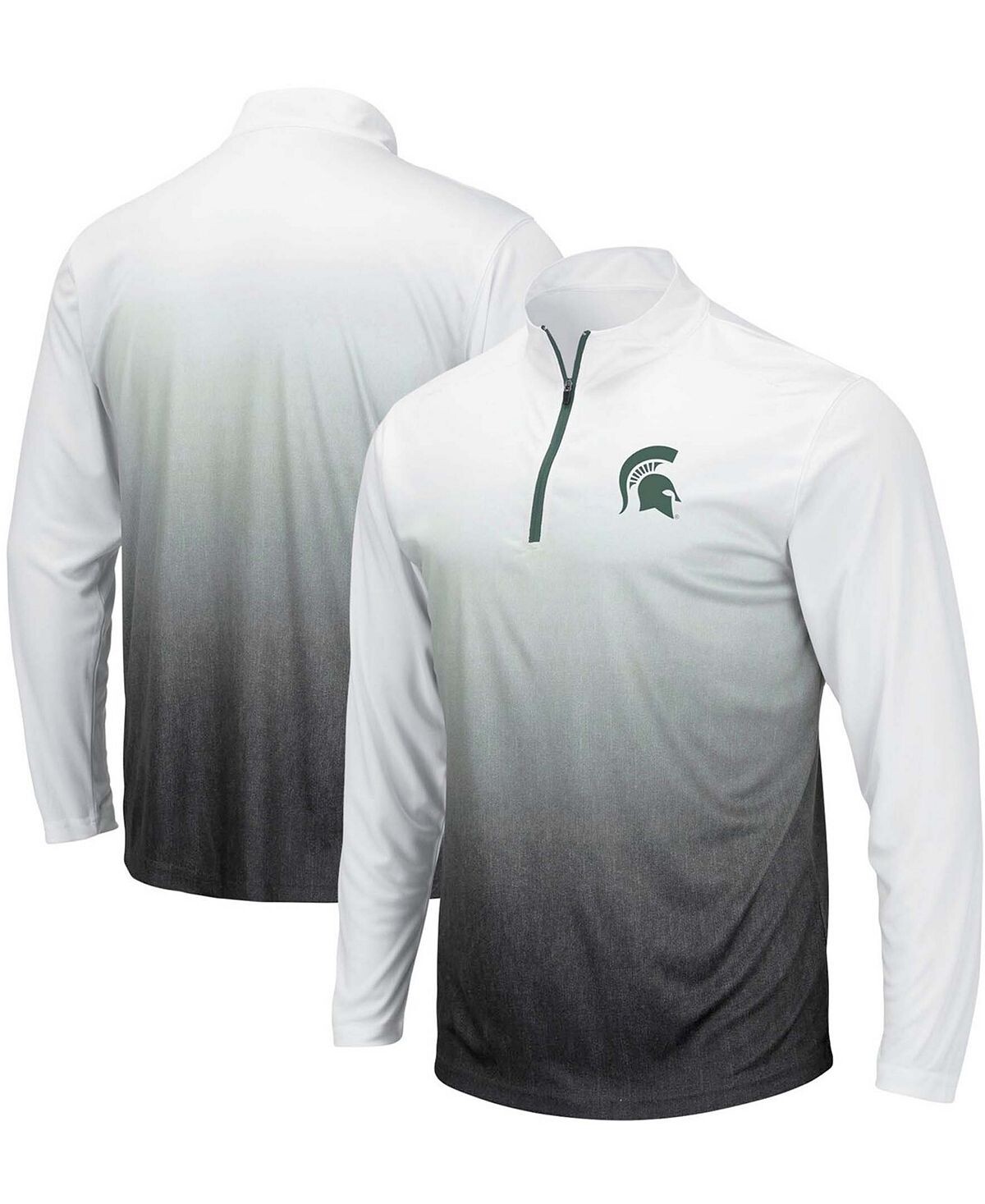 

Мужская серая куртка michigan state spartans magic team logo с молнией на четверть Colosseum, серый