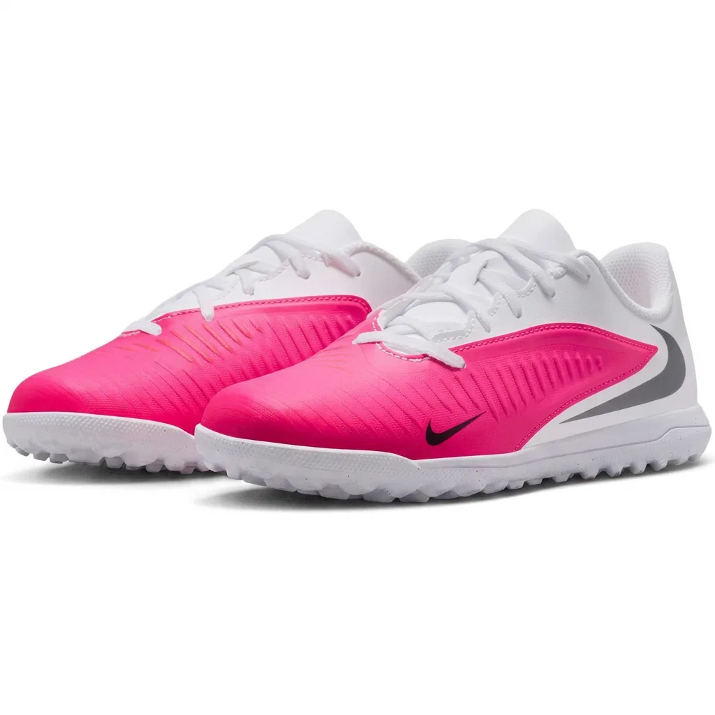 Детские футбольные кроссовки Phantom 6 Nike, Pink White — фото 4