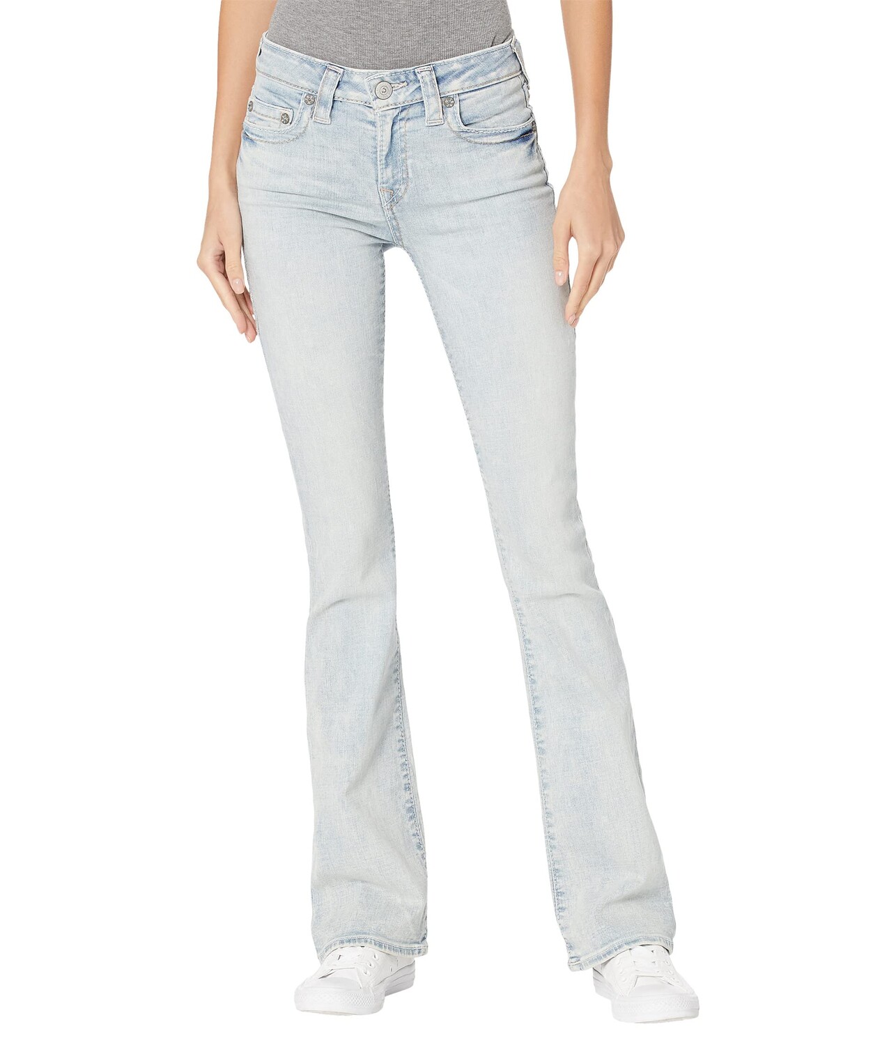 

Джинсы True Religion, Becca Mid-Rise Bootcut Big T in Renovation