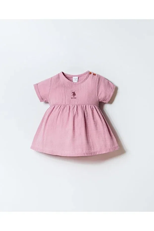 Детское платье для девочек хлопковое U.S. Polo Assn., Lilac