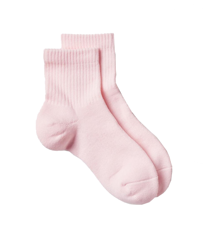 

Набор носков Uniqlo Crew Ribbed Pile, 3 пары, 11 розовый