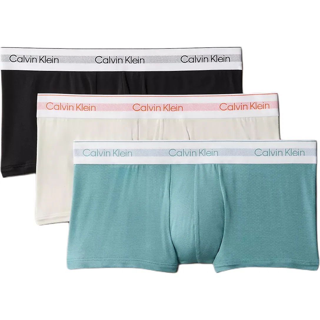 Мужские боксеры 3 шт Calvin Klein, Black/White/Green