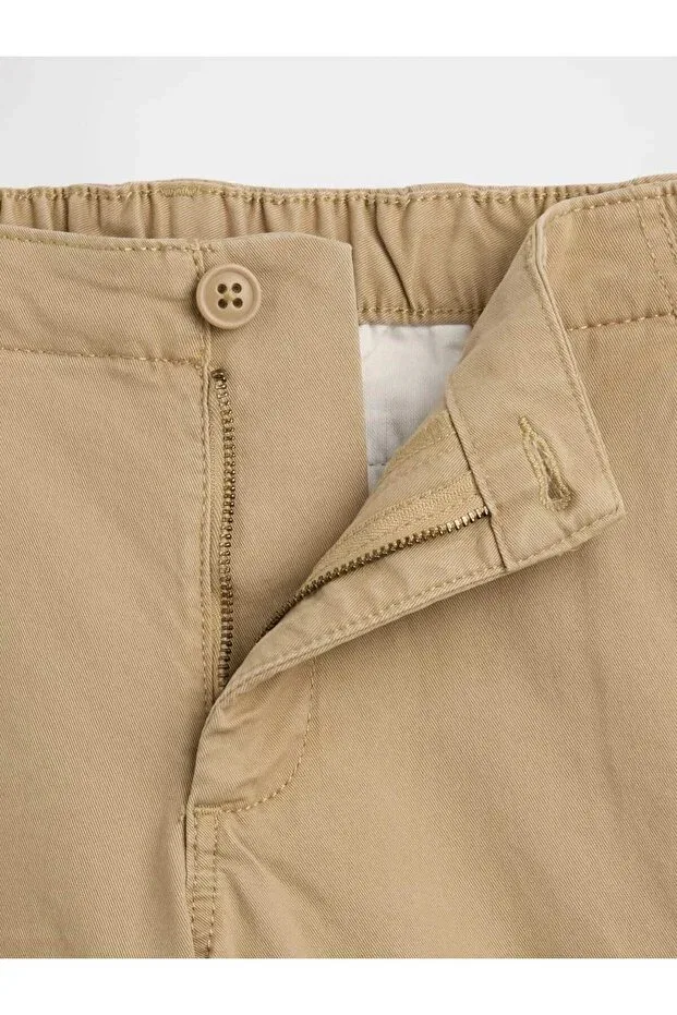 Детские шорты для мальчиков свободного кроя Basics Gap, Beige-000 — фото 2