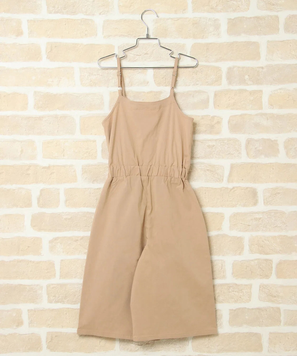 Детский комбинезон с рюшами из льна Льняной микс ikka, Beige — фото 2