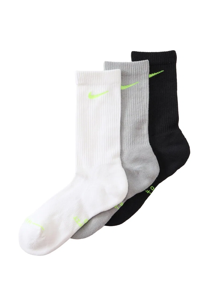 Спортивные носки NIKE 'ED ELVD' в светло-сером, черном и белом цветах