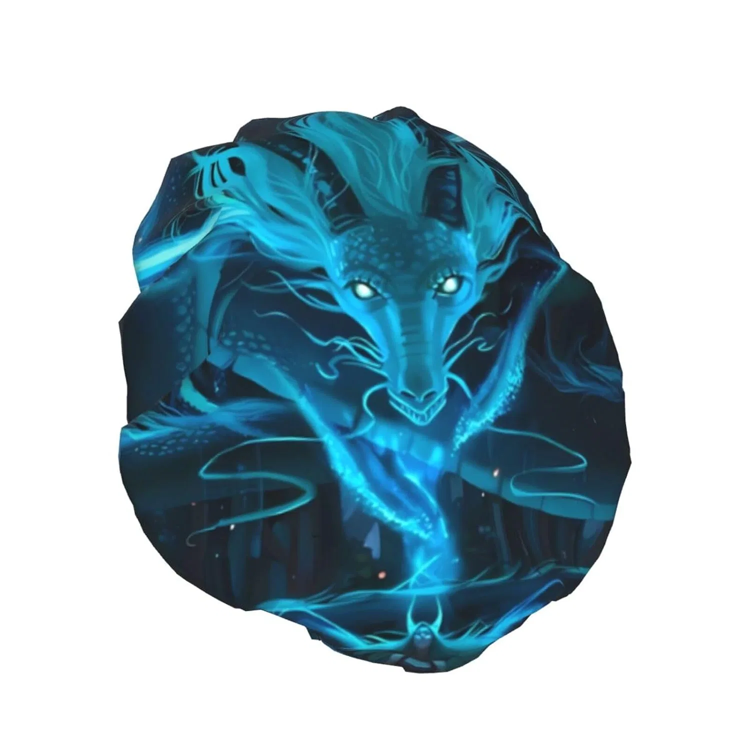 Шапочка для душа с принтом Awaken Your Inner Dragon, Anceky, 1 шт, Black — фото 2