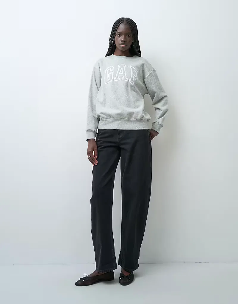 Толстовка с логотипом GAP Heritage, серый