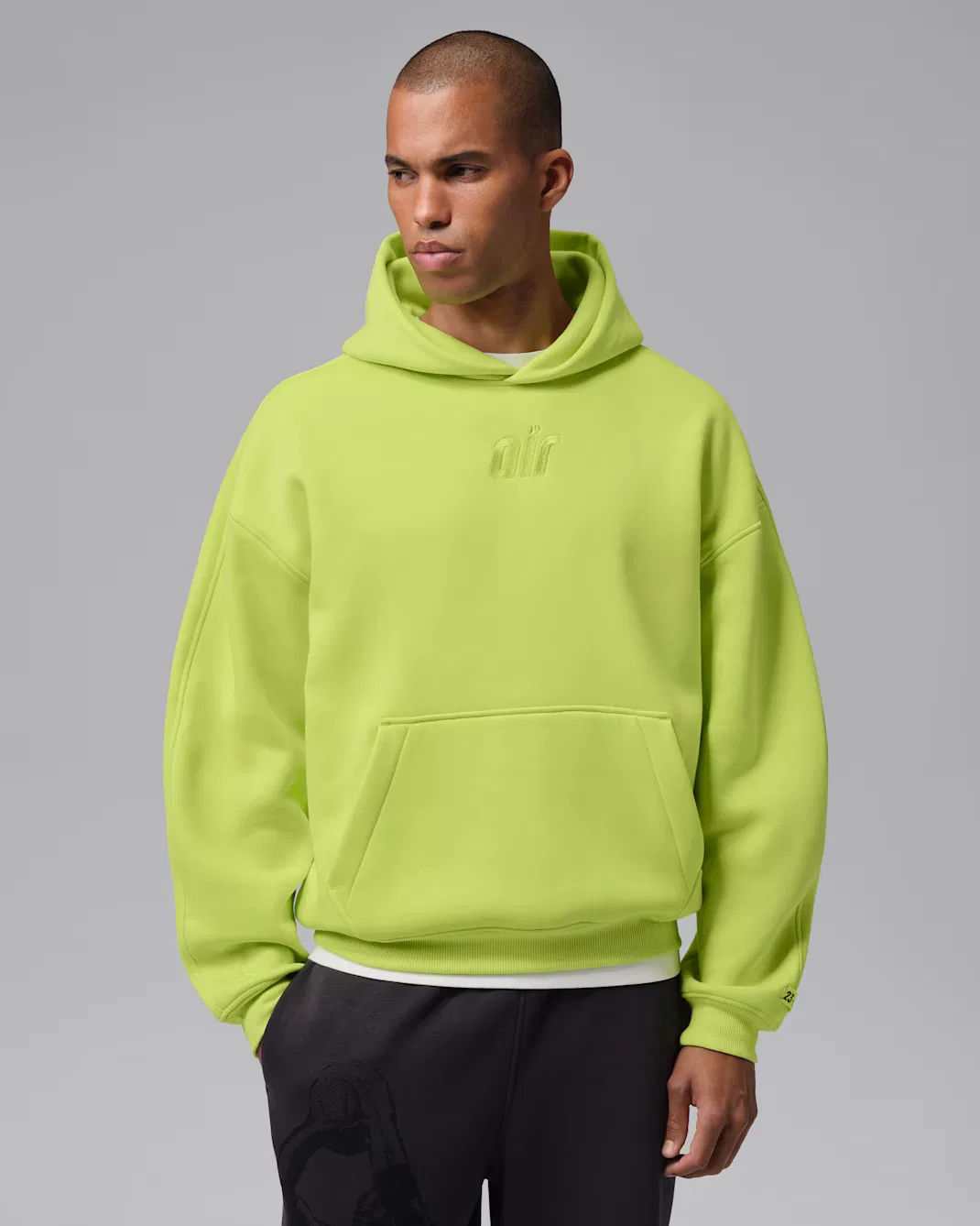 Мужская толстовка с капюшоном оверсайз Jordan Brooklyn Fleece, Cyber