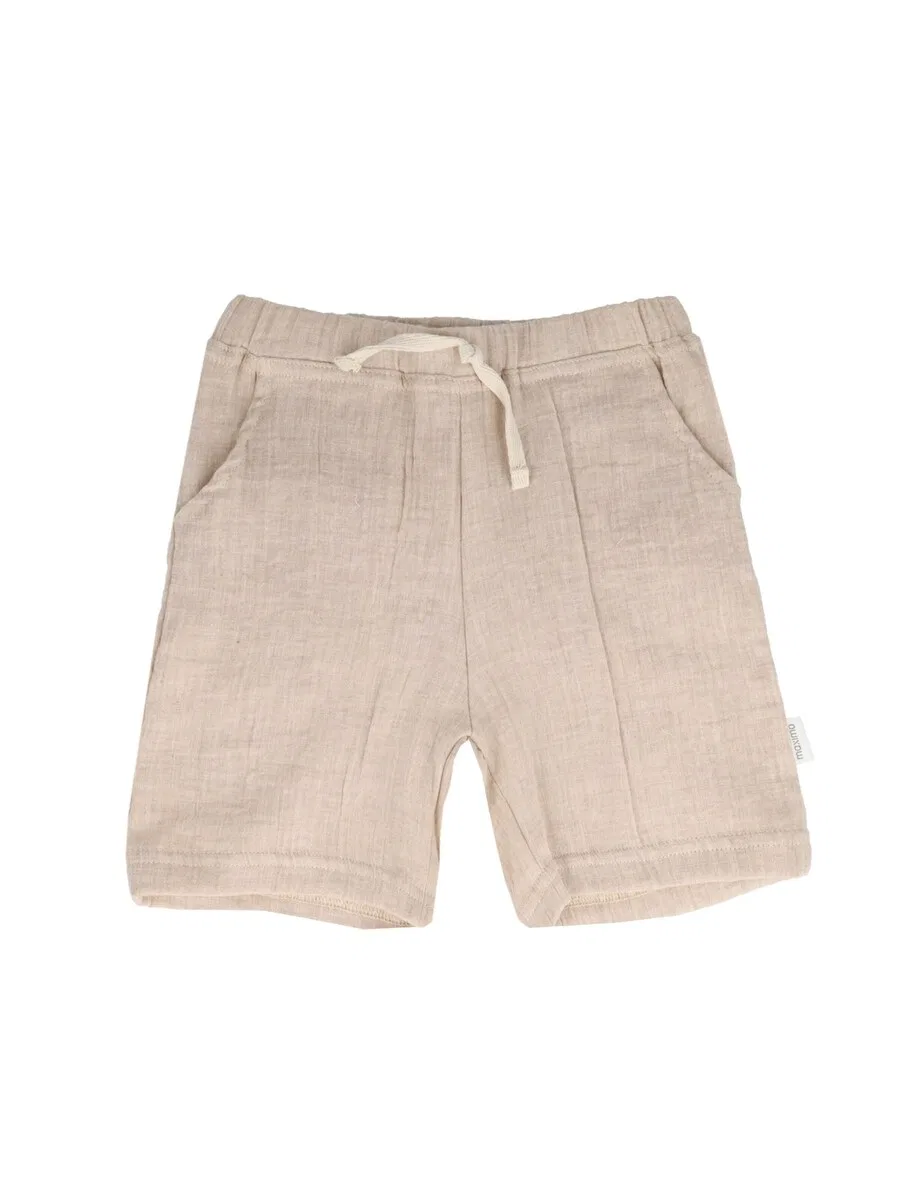 Шорты MAXIMO Regular 'GOTS MINI-Shorts,Musselinstoff' бежевого цвета