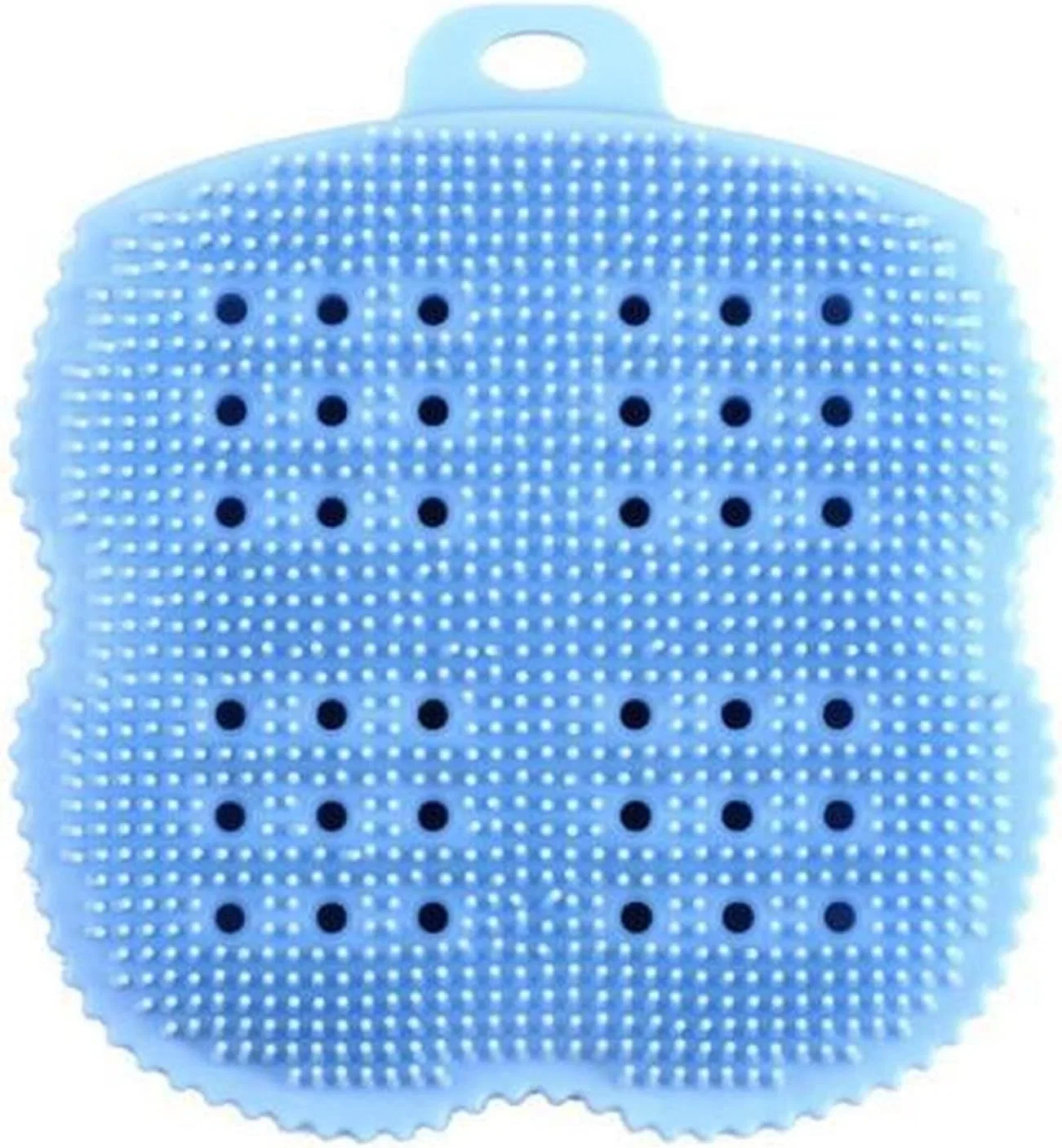 Щетка для душа силиконовая, DUnLap, 11x9.8x2.3 см, Blue