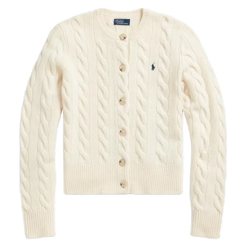 Женский свитер укороченный Polo Ralph Lauren, White