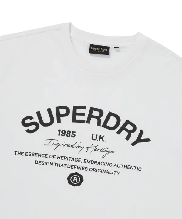 Футболка Core Signature, Superdry, белый — фото 3
