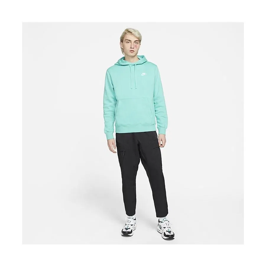 Мужской свитшот с капюшоном Sportswear Club Fleece Pullover Nike, Зеленый