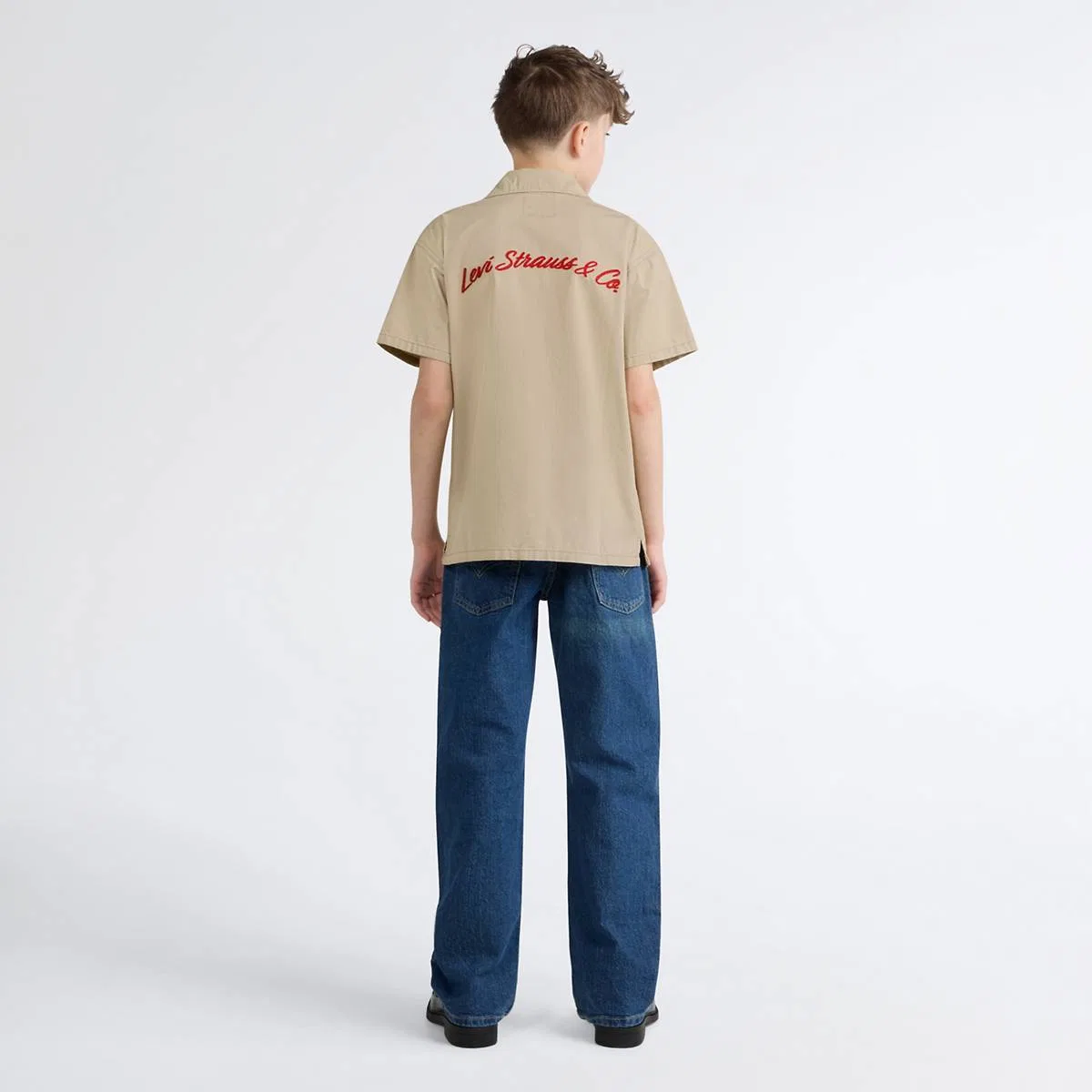 Рабочая рубашка для мальчиков 8-20 лет Levi's, Fields Of Rye - Brown — фото 3