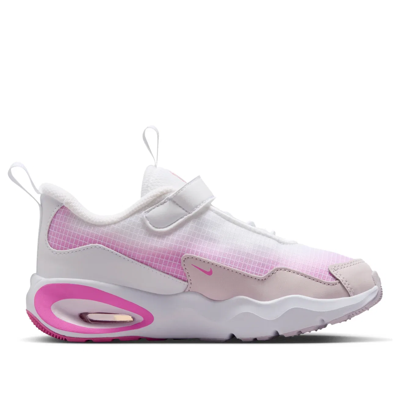Детские кроссовки с сетчатым верхом Air Max Nova 'White Playful Pink' Nike, White/Playful Pink/Bleached Lilac — фото 2