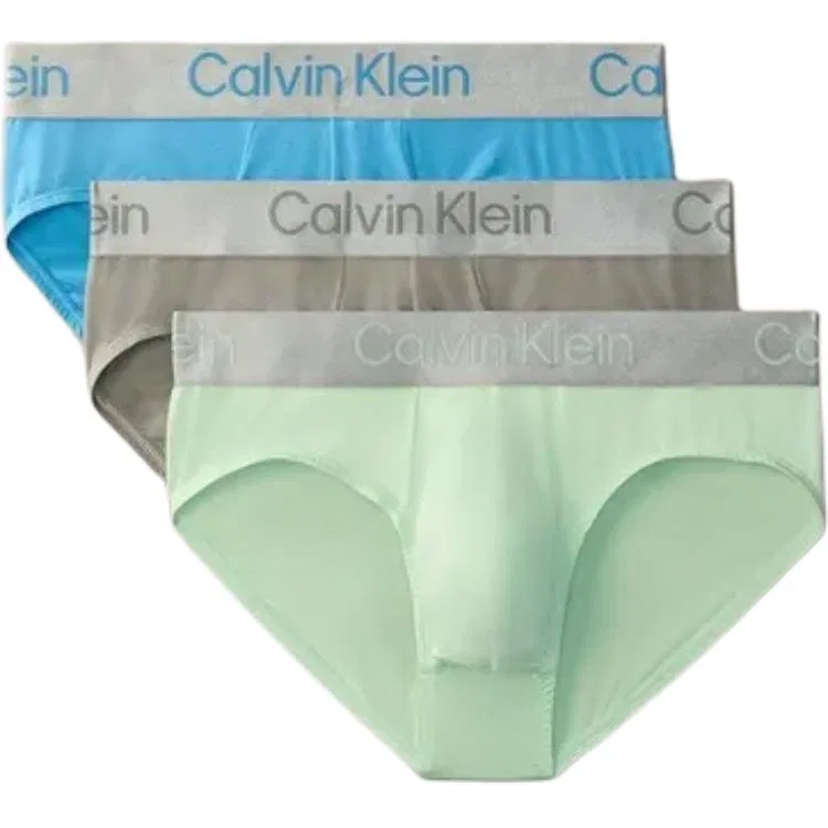 Мужские трусы-боксеры 3 шт. Calvin Klein, Light Green/Khaki/Blue