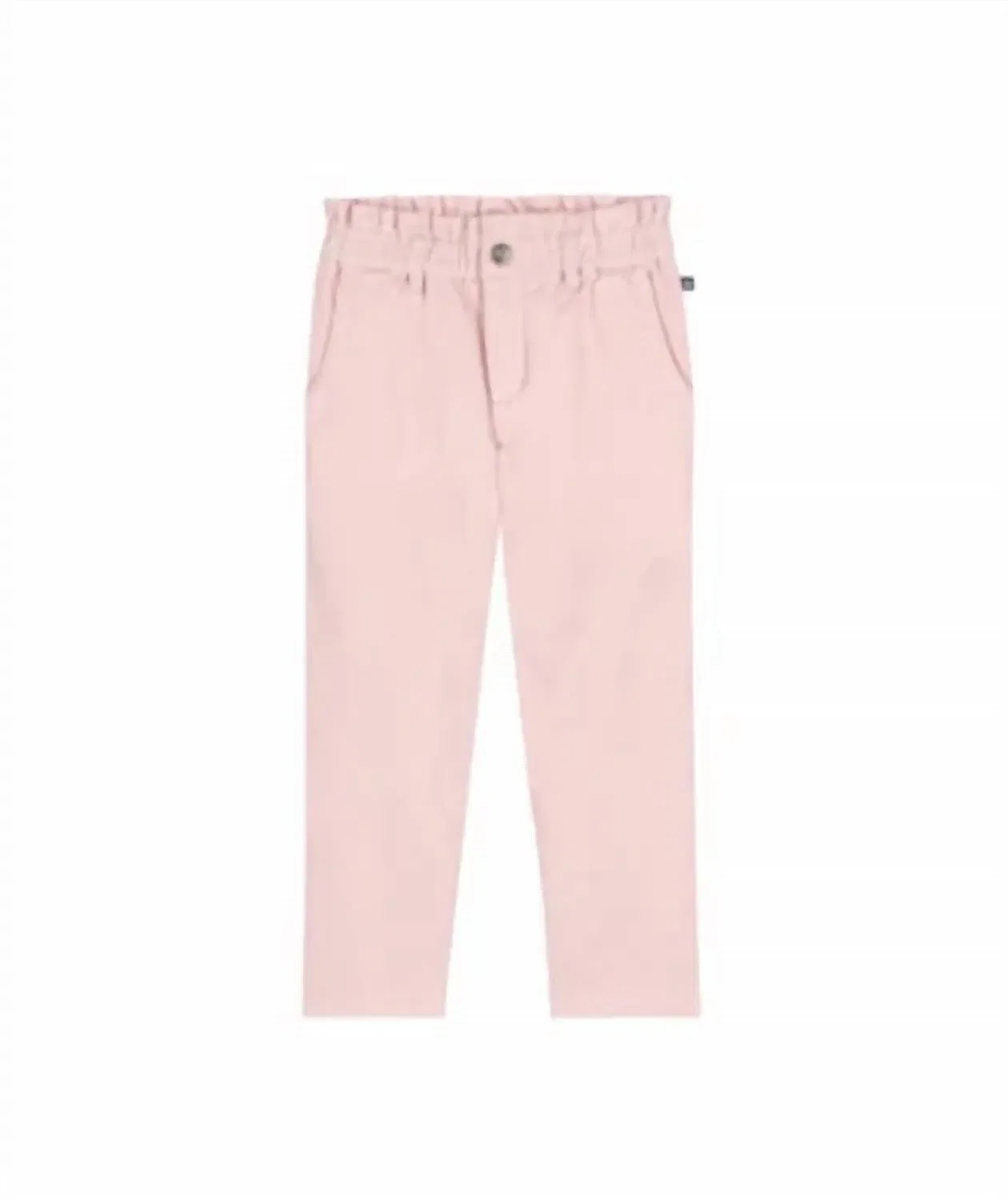 Детские брюки из вельвета для девочек Petit Bateau, розовый