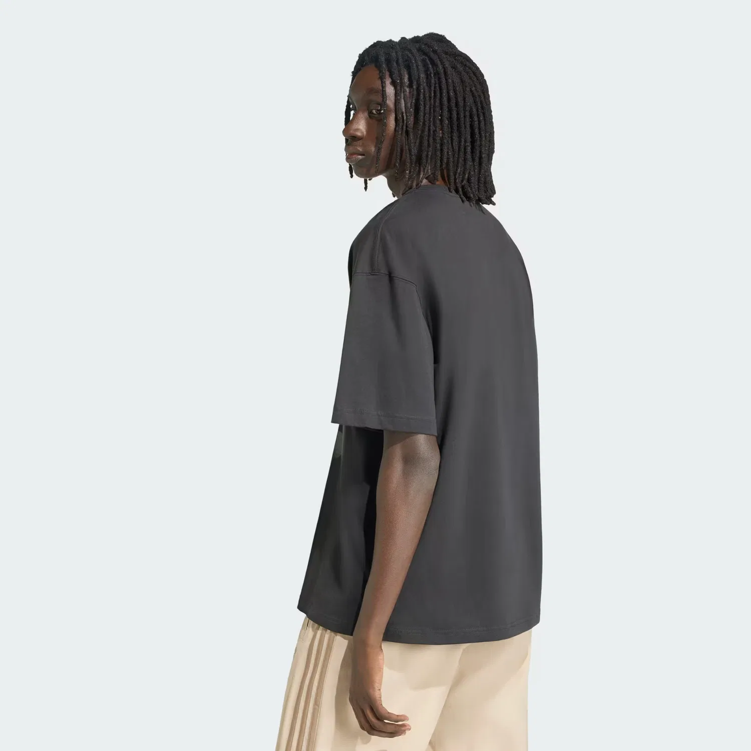 Мужская футболка свободного кроя VARSITY 1972 Adidas Originals, черный — фото 2