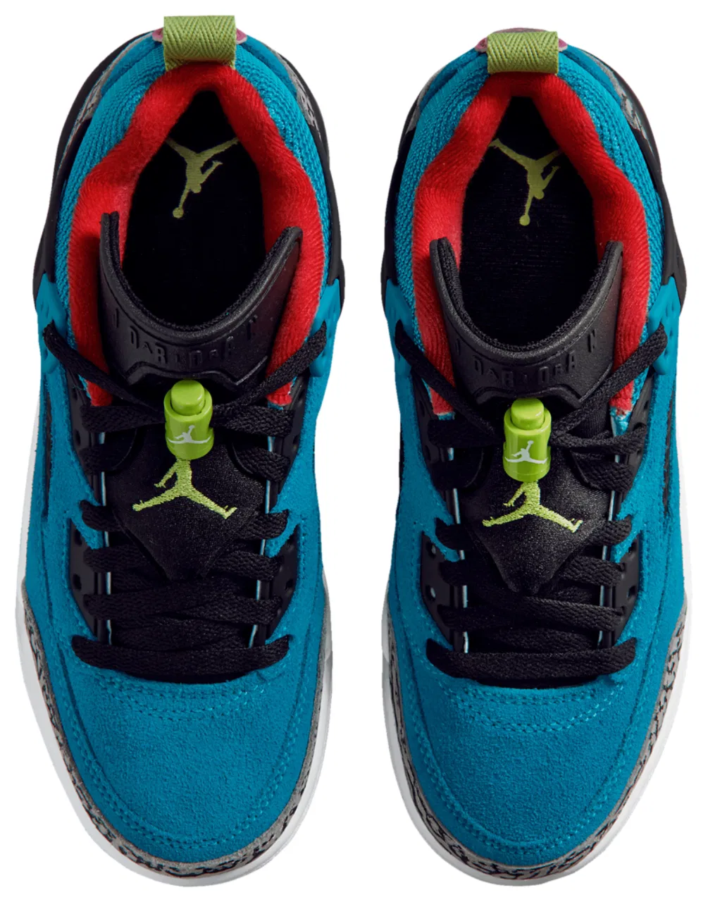 Кроссовки для мальчиков Spizike Jordan, цвет Teal/Gray/Red — фото 4